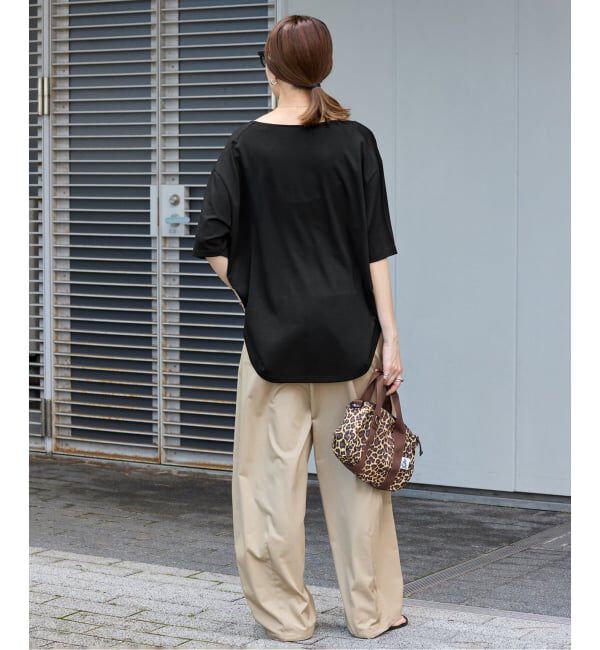 SLOBE IENA「《接触冷感》スリットカットソー」|Tシャツ・カットソー|