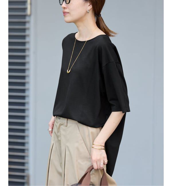 SLOBE IENA「《接触冷感》スリットカットソー」|Tシャツ・カットソー|