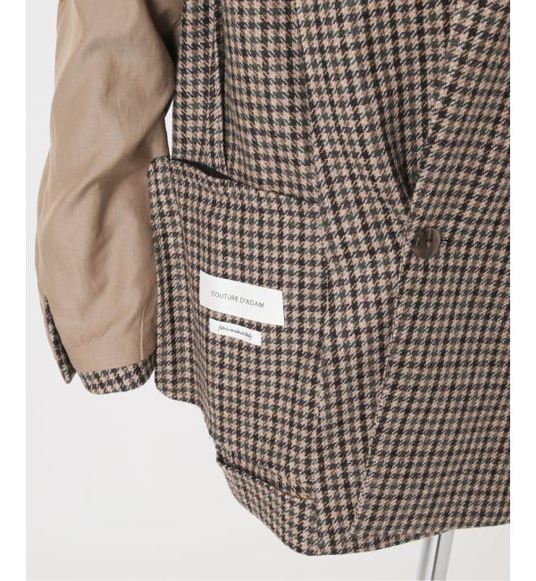 IENA「COUTURE D'ADAM/クチュールドアダム 別注 Shepherd Check JK 26AW-005」|テーラードジャケット|