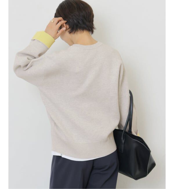 JOURNAL STANDARD relume「《WEB限定追加 / 新色》ダブルニットコントラストプルオーバー」|ニット・セーター|