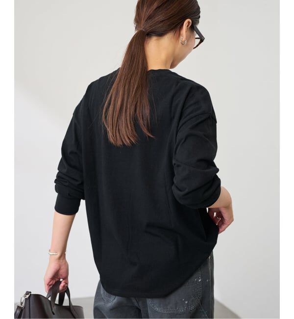 FRAMeWORK「≪追加≫ラフィー天竺Vネックプルオーバー」|Tシャツ・カットソー|