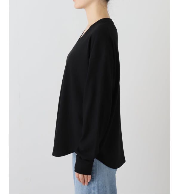 FRAMeWORK「≪追加≫ラフィー天竺Vネックプルオーバー」|Tシャツ・カットソー|