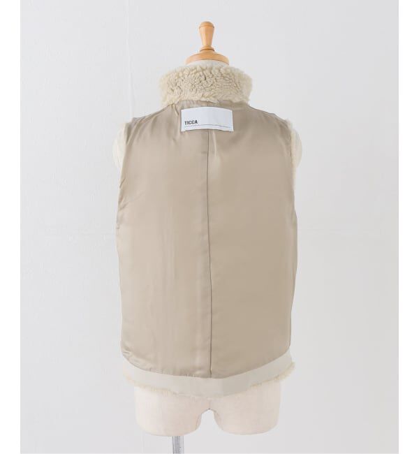 Spick and Span「TICCA / ティッカ WOOLファーベスト」|ダウンベスト・ベスト|