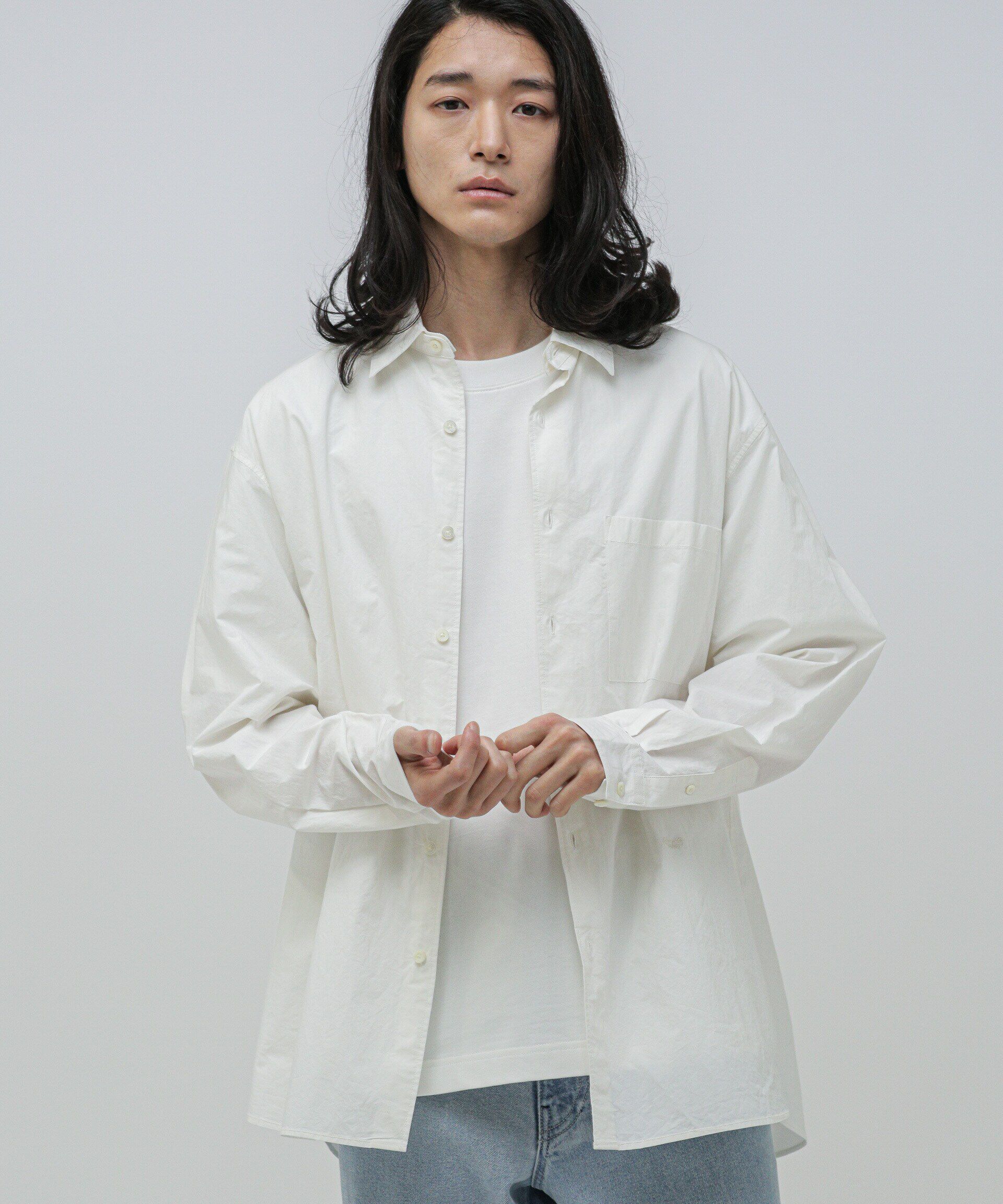 NANO universe「LB.03/｢ESSENTIAL LINE｣デタッチャブルカラーシャツ」|シャツ・ブラウス|