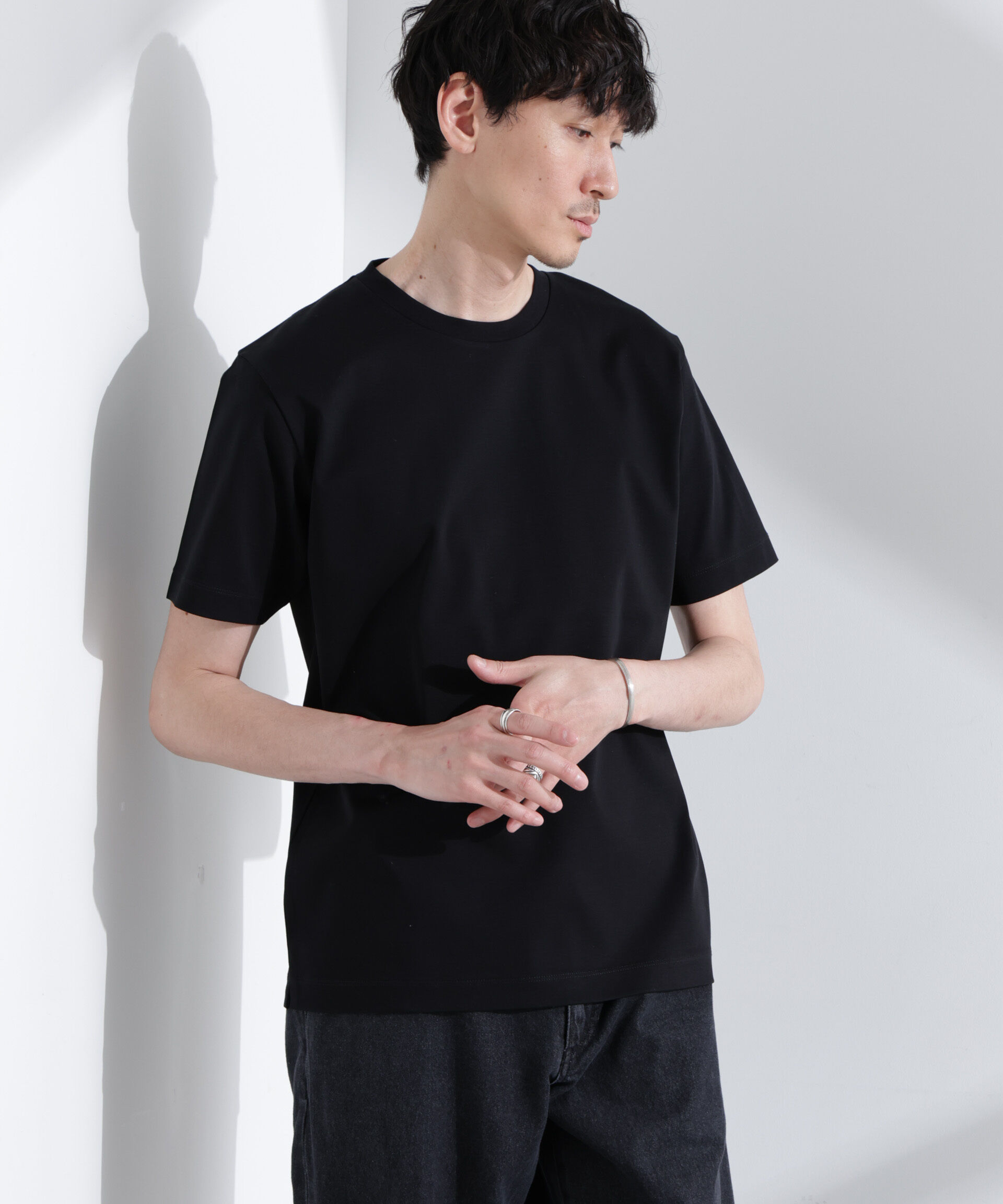  「アンチスメル クルーネックTシャツ 半袖」|Tシャツ・カットソー|
