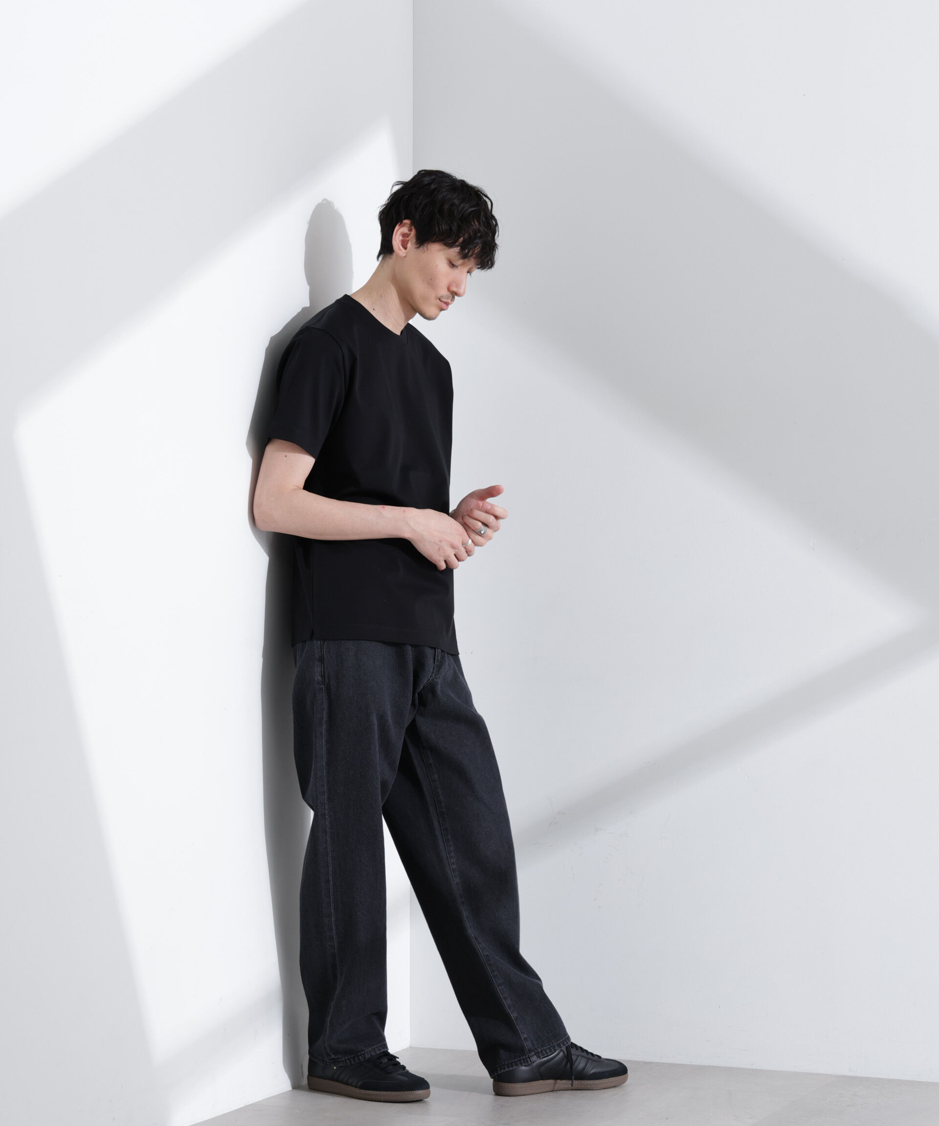  「アンチスメル クルーネックTシャツ 半袖」|Tシャツ・カットソー|