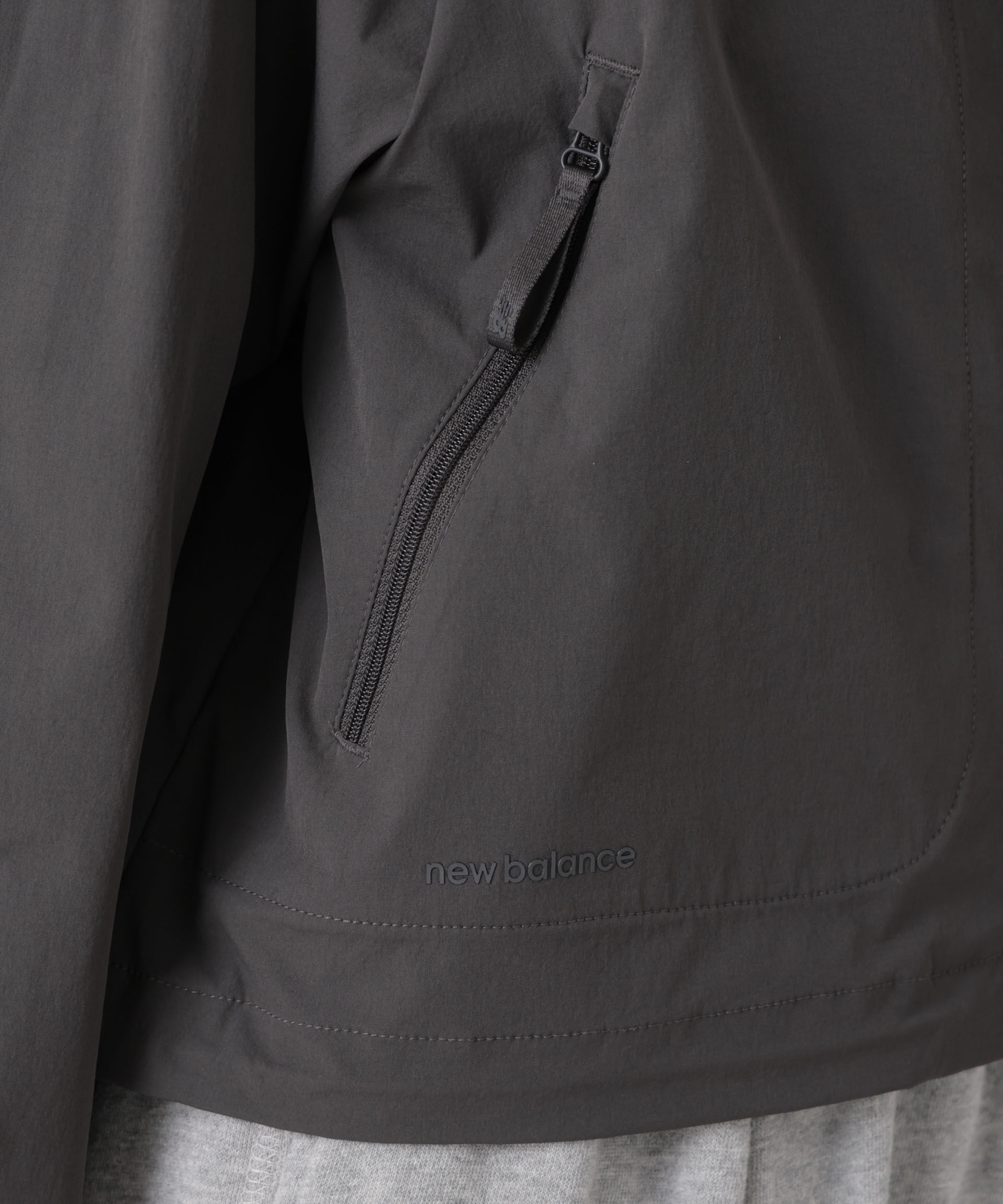 NANO universe「new balance/NB Greyクロップドジャケット」|ブルゾン・スタジャン|