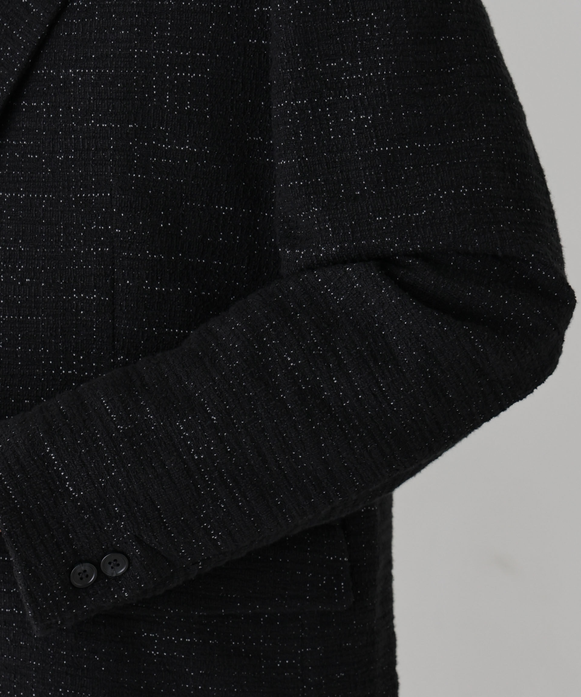 NANO universe「「Damerino Jacket」ネップツィードジャージー」|テーラードジャケット|