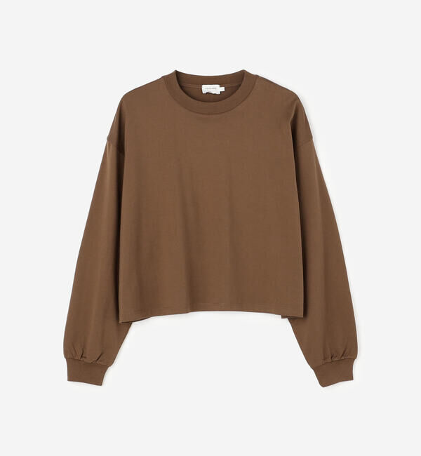 handvaerk「handvaerk | 60/2 クルーネック 長袖Tシャツ WOMEN」|Tシャツ・カットソー|