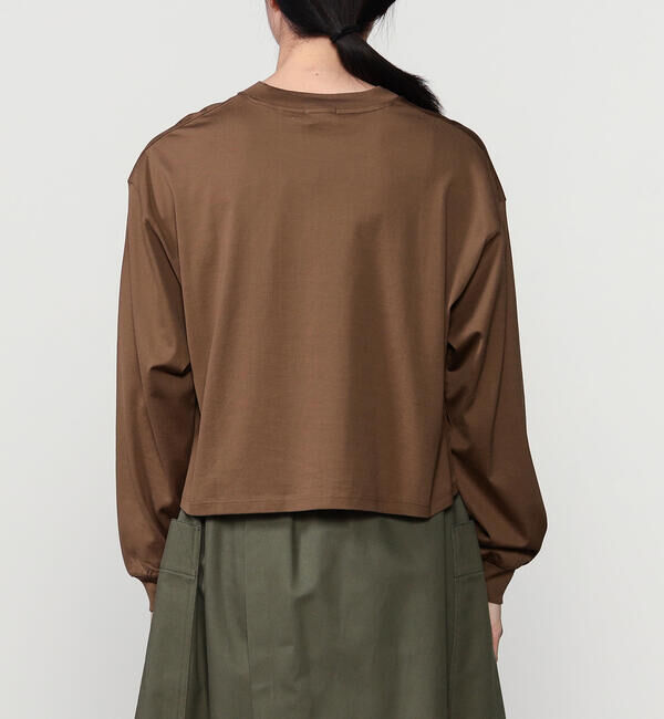 handvaerk「handvaerk | 60/2 クルーネック 長袖Tシャツ WOMEN」|Tシャツ・カットソー|