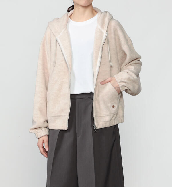 ORCIVAL「ORCIVAL | ブラッシュドフリース ジップパーカー WOMEN」|その他|