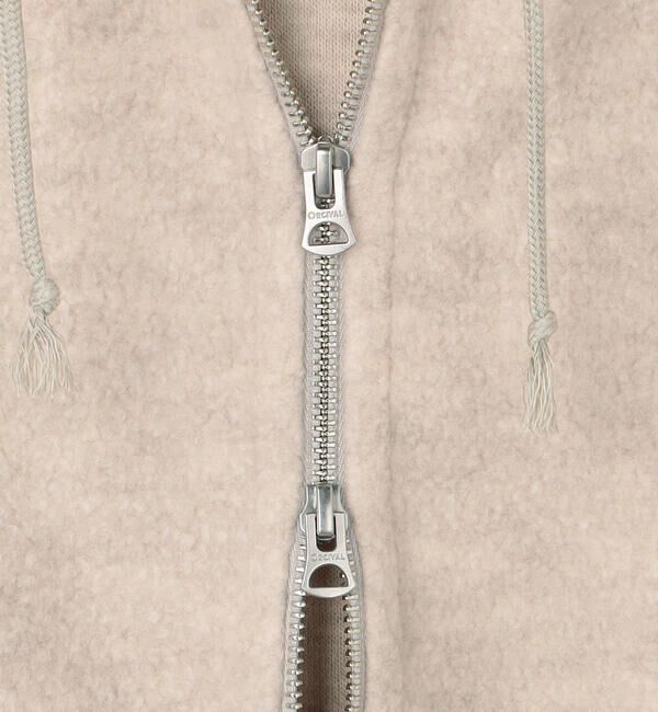 ORCIVAL「ORCIVAL | ブラッシュドフリース ジップパーカー WOMEN」|その他|