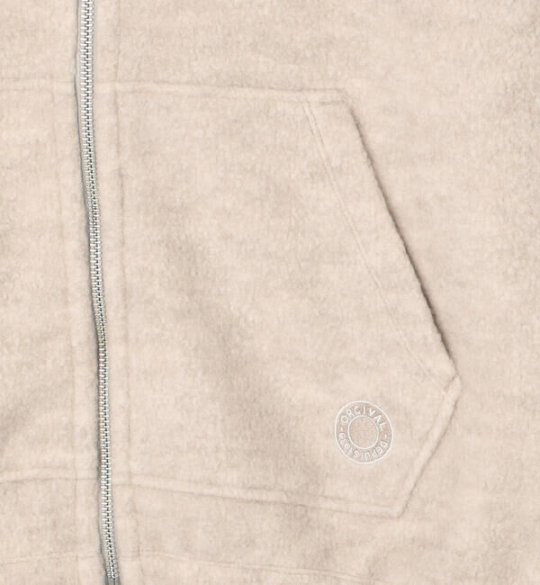 ORCIVAL「ORCIVAL | ブラッシュドフリース ジップパーカー WOMEN」|その他|