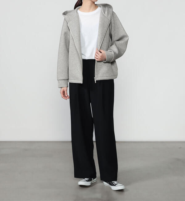 GYMPHLEX「Gymphlex | ダンボールニット フーデッドジャケット WOMEN」|その他|