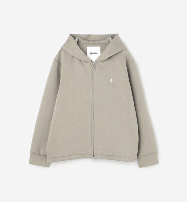 GYMPHLEX「Gymphlex | ダンボールニット フーデッドジャケット WOMEN」|その他|KHAKI系1
