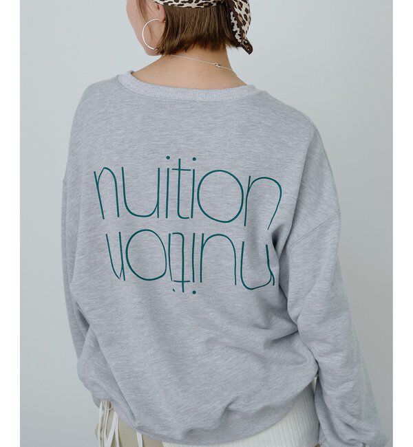  「【Nuition】ロゴスウェット」|Tシャツ・カットソー|