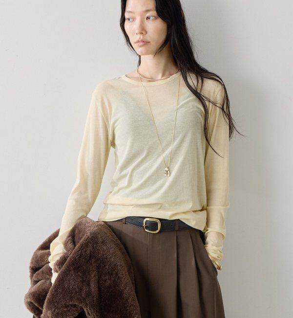 La nature linge「【La nature linge】NEWロングスリーブTシャツ」|Tシャツ・カットソー|