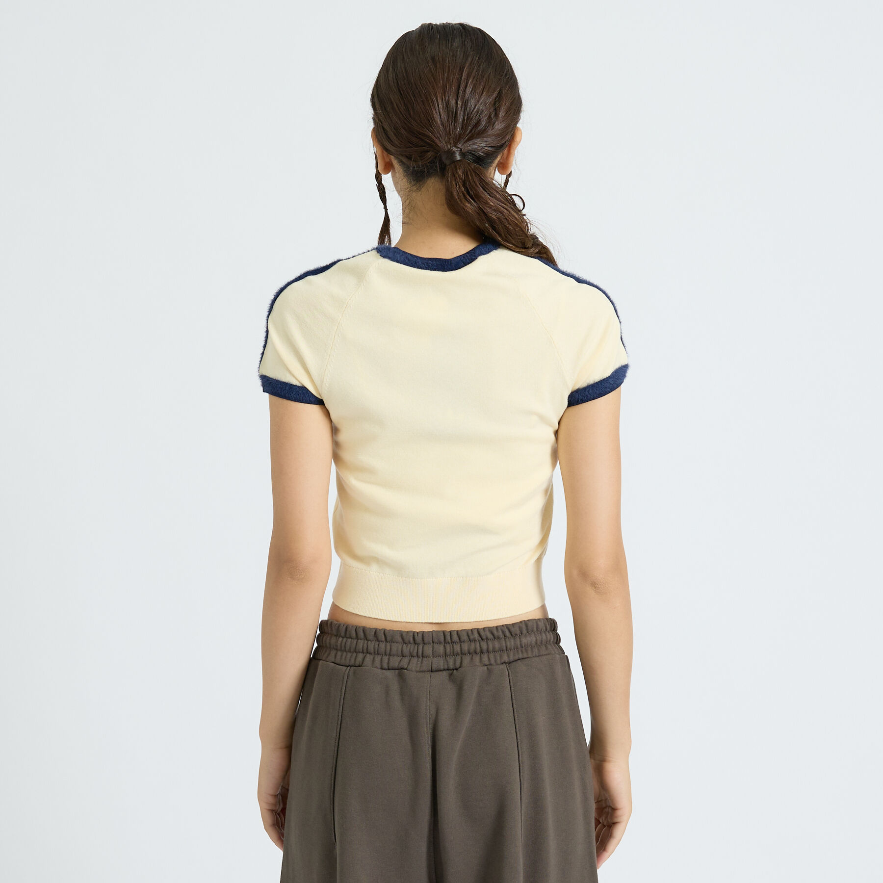 Rouge vif「【adidas / アディダス】ニットT/カットソー/ニット/ラウンドネックTシ」|Tシャツ・カットソー|