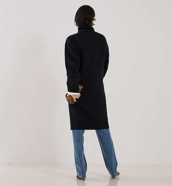 The Store by C' 「【TOTEME】BROAD TURTLENECK DRESS／タートルネックニッ」|ワンピース|