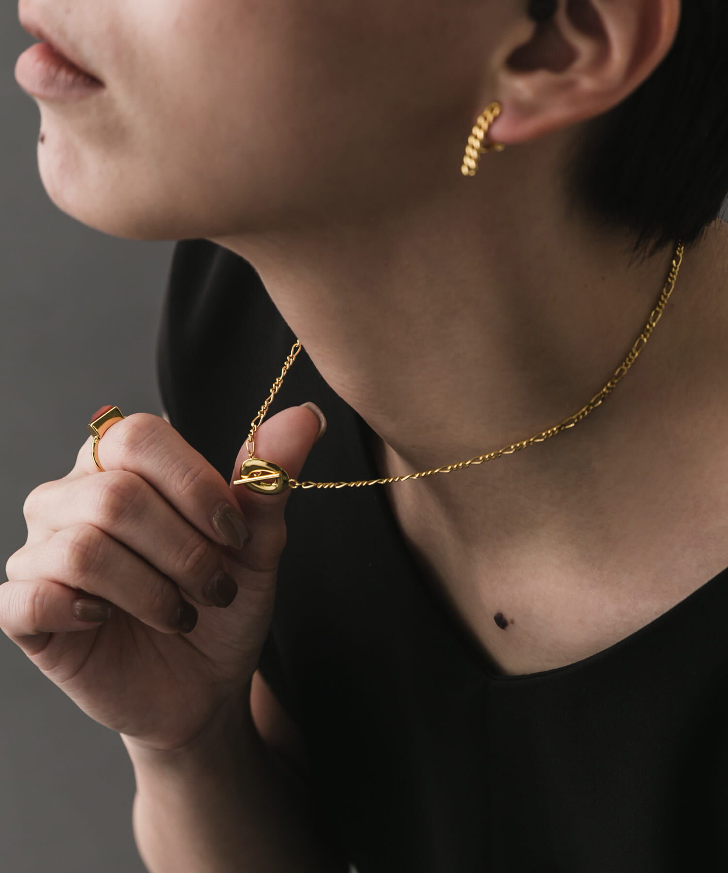 SMELLY「SMELLY so&rsquo;　flat mantel necklace」|ネックレス|
