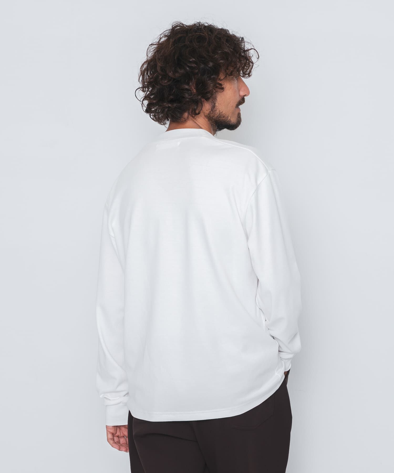 Sonny Label 「OOPS　機能付きモックネックロングTシャツ」|Tシャツ・カットソー|