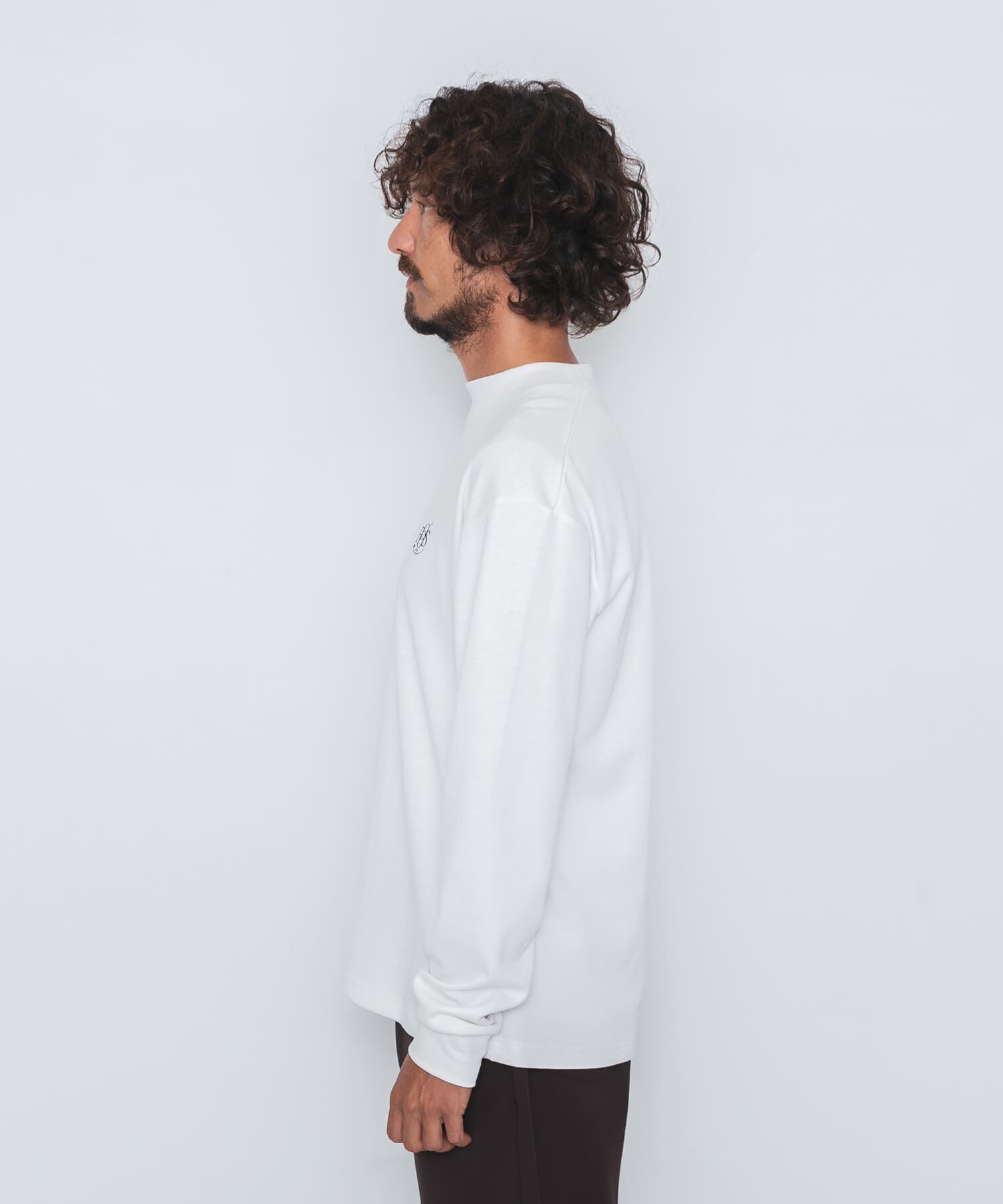 Sonny Label 「OOPS　機能付きモックネックロングTシャツ」|Tシャツ・カットソー|