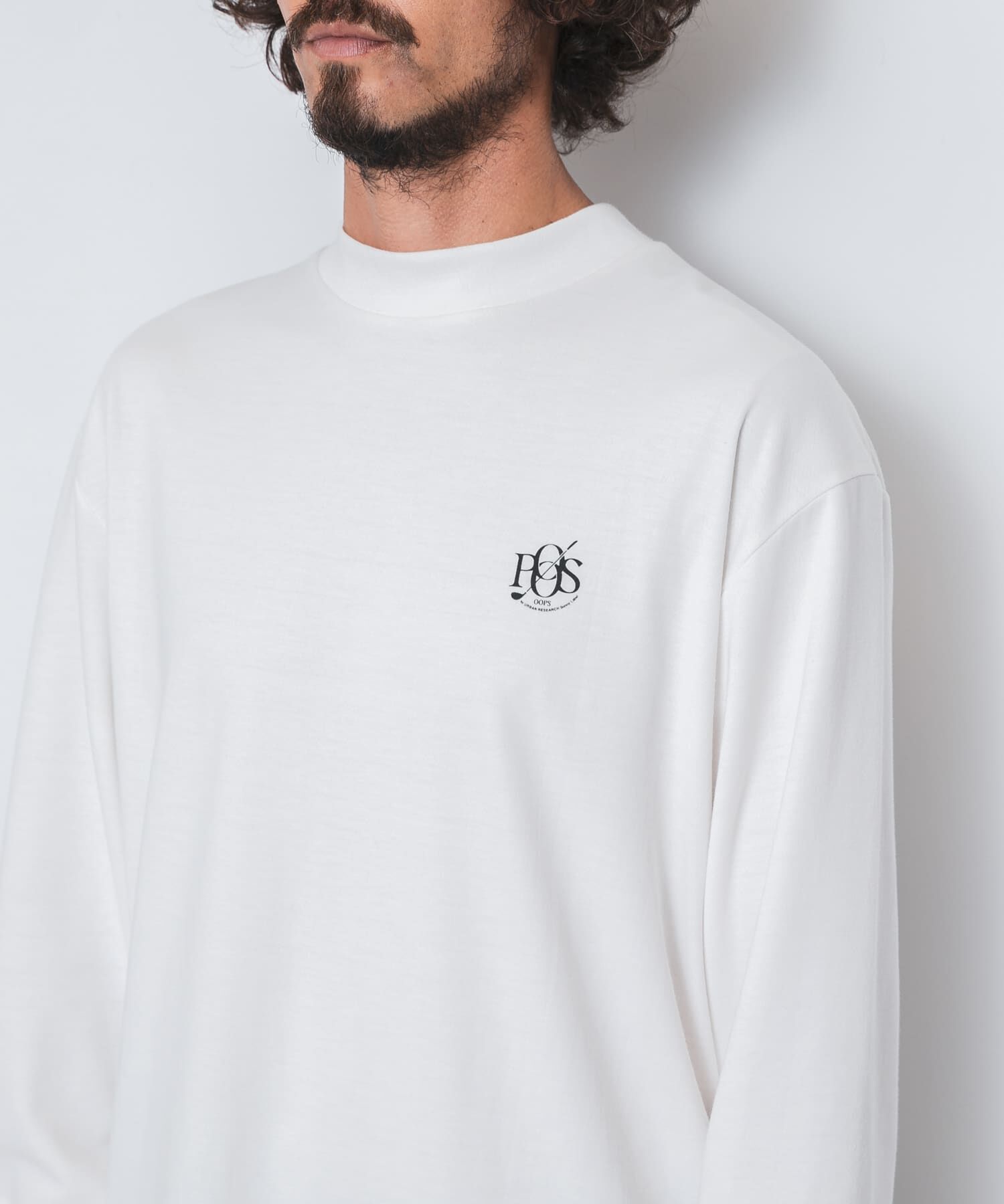 Sonny Label 「OOPS　機能付きモックネックロングTシャツ」|Tシャツ・カットソー|