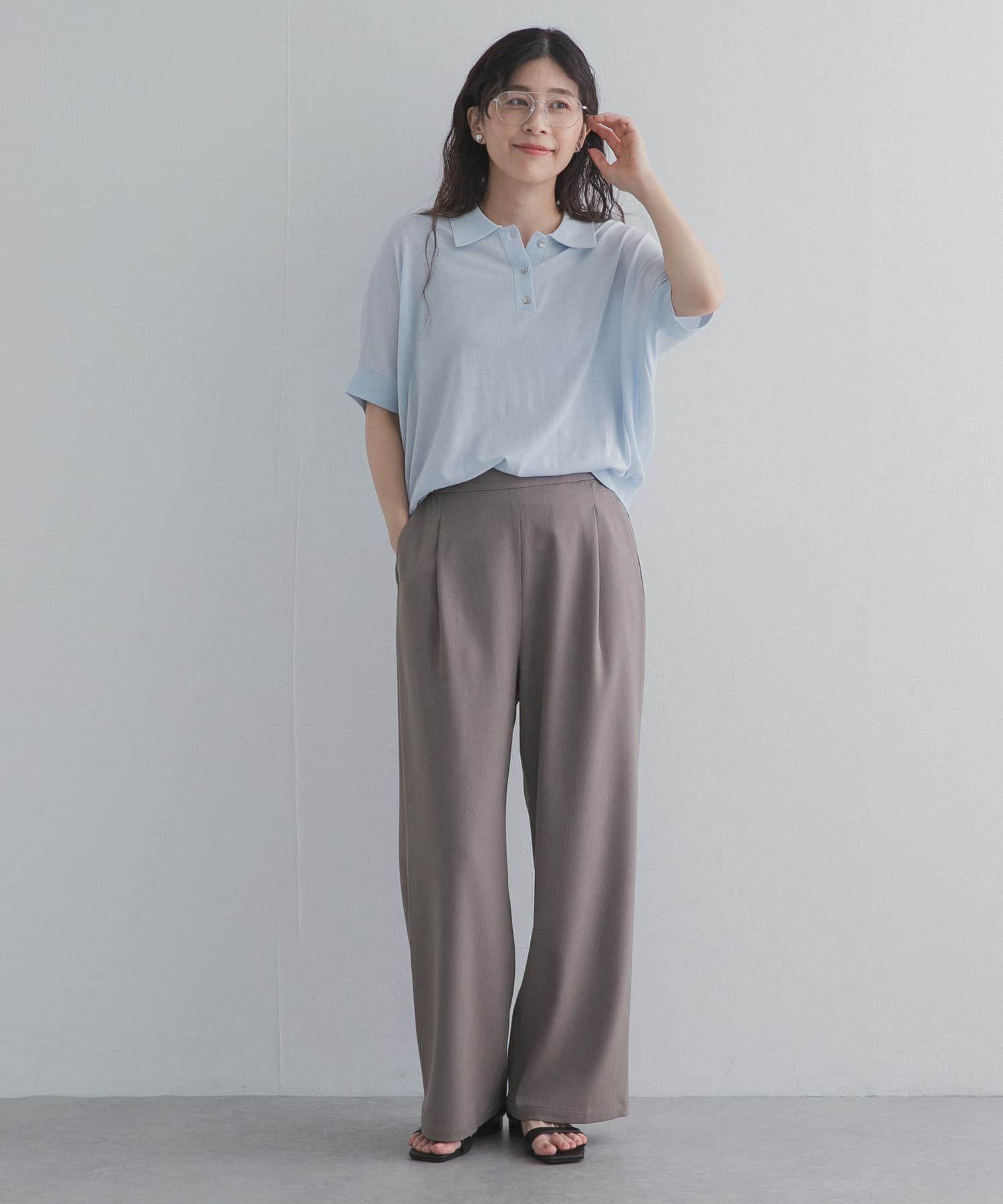 URBAN RESEARCH DOORS「『仁村紗和さん着用』『UR TECH』完声フロントタックイージーパンツ」|その他|