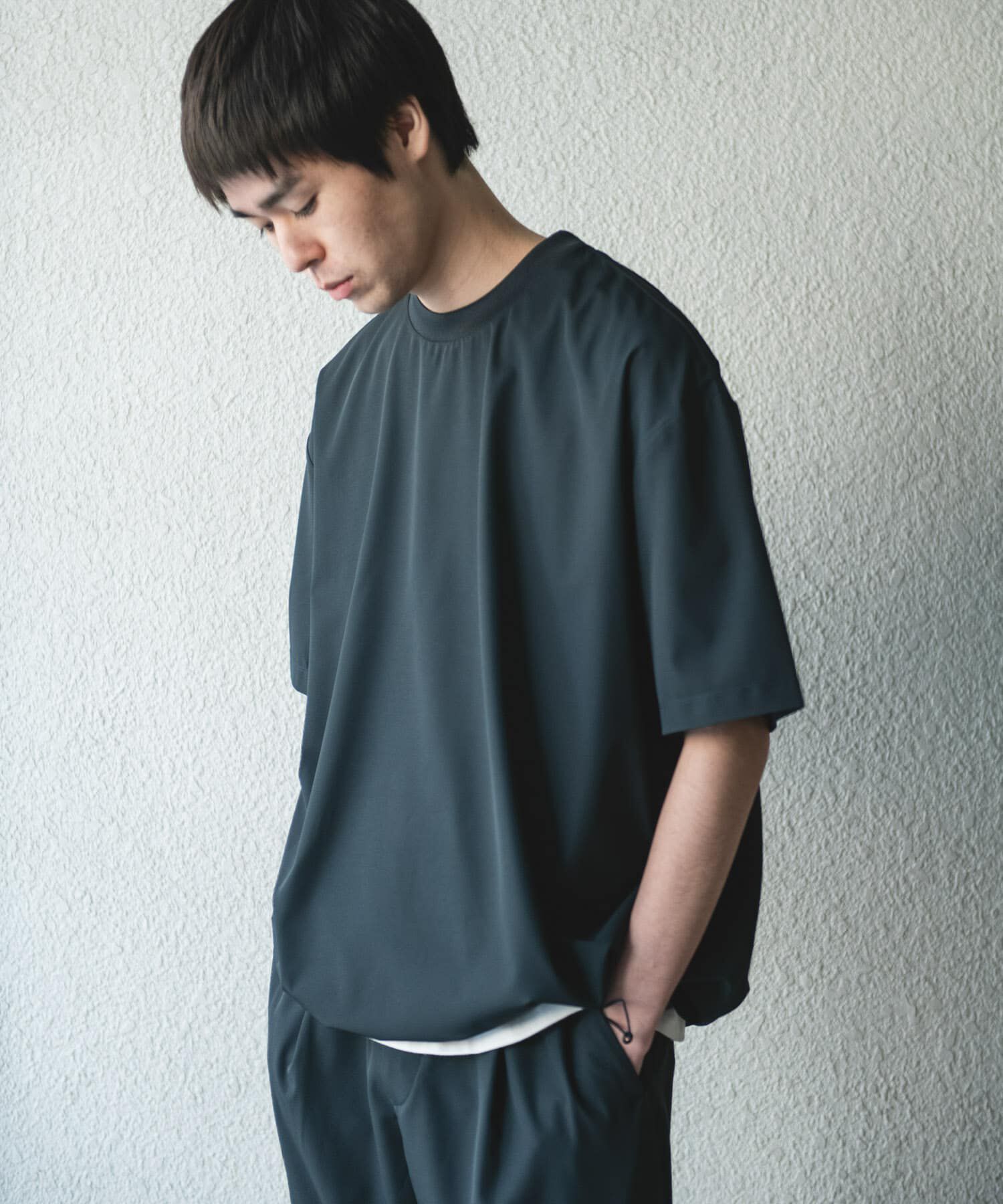 URBAN RESEARCH DOORS「『UR TECH』サマシェア ショートスリーブプルオーバー」|Tシャツ・カットソー|