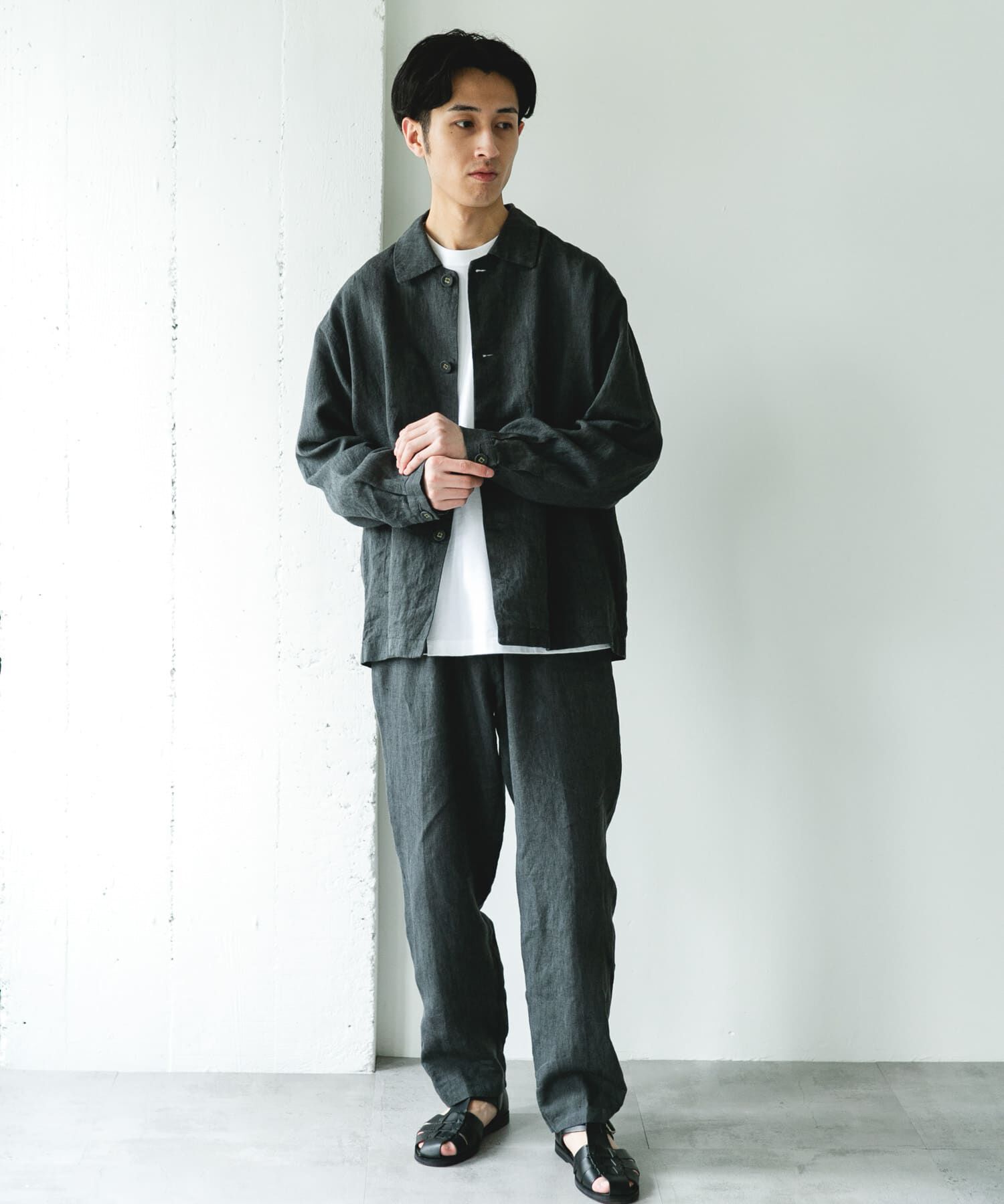 URBAN RESEARCH DOORS「シルケットリネン イージートラウザー」|その他|