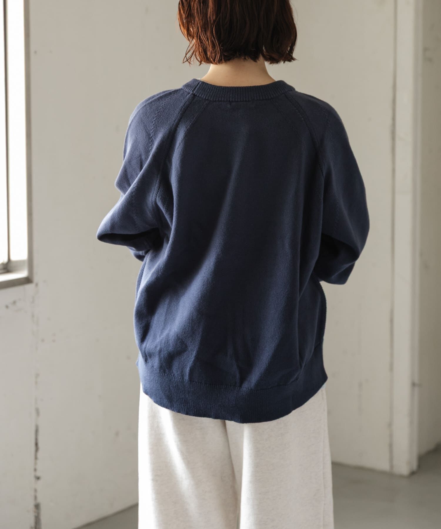 URBAN RESEARCH DOORS「FORK&SPOON　ラグランニットプルオーバー」|ニット・セーター|