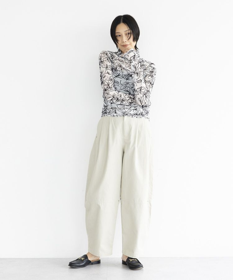GARAGE OF GOOD CLOTHING「フラワーハイネックカットソー」|Tシャツ・カットソー|