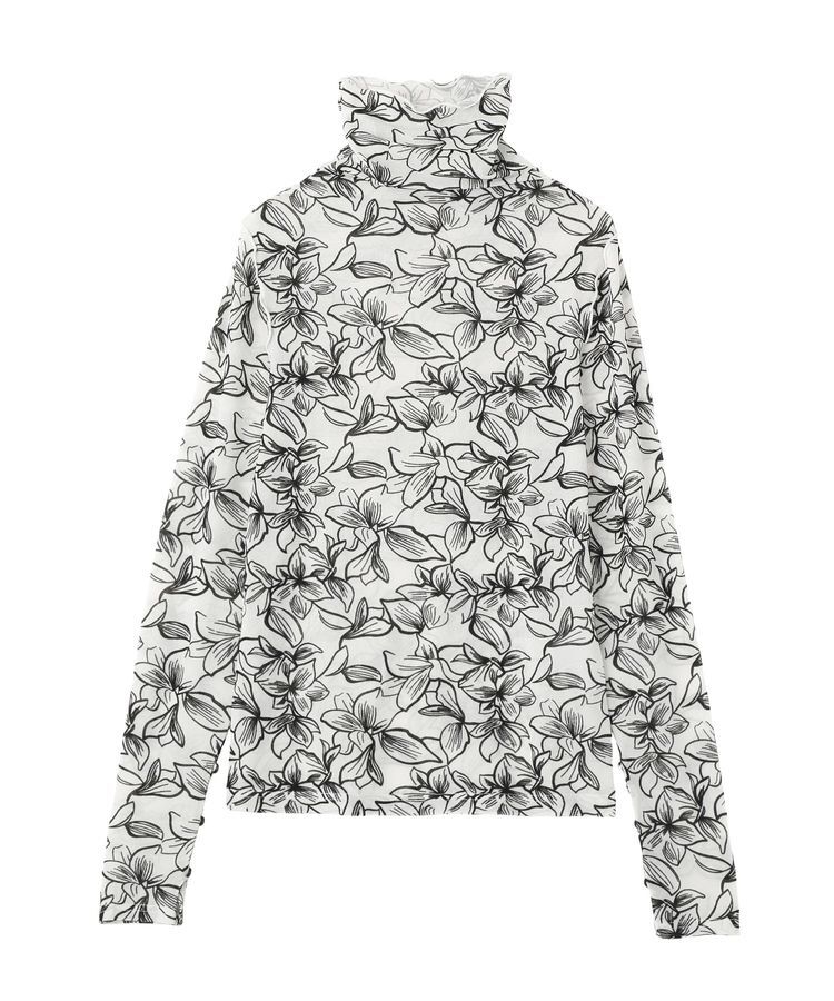 GARAGE OF GOOD CLOTHING「フラワーハイネックカットソー」|Tシャツ・カットソー|