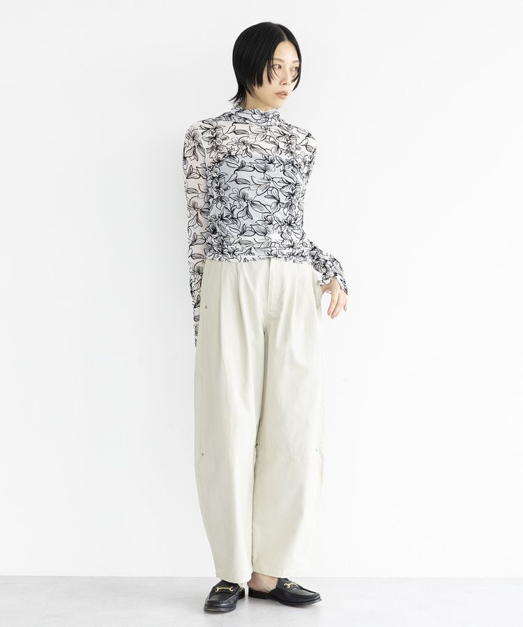 GARAGE OF GOOD CLOTHING「フラワーハイネックカットソー」|Tシャツ・カットソー|