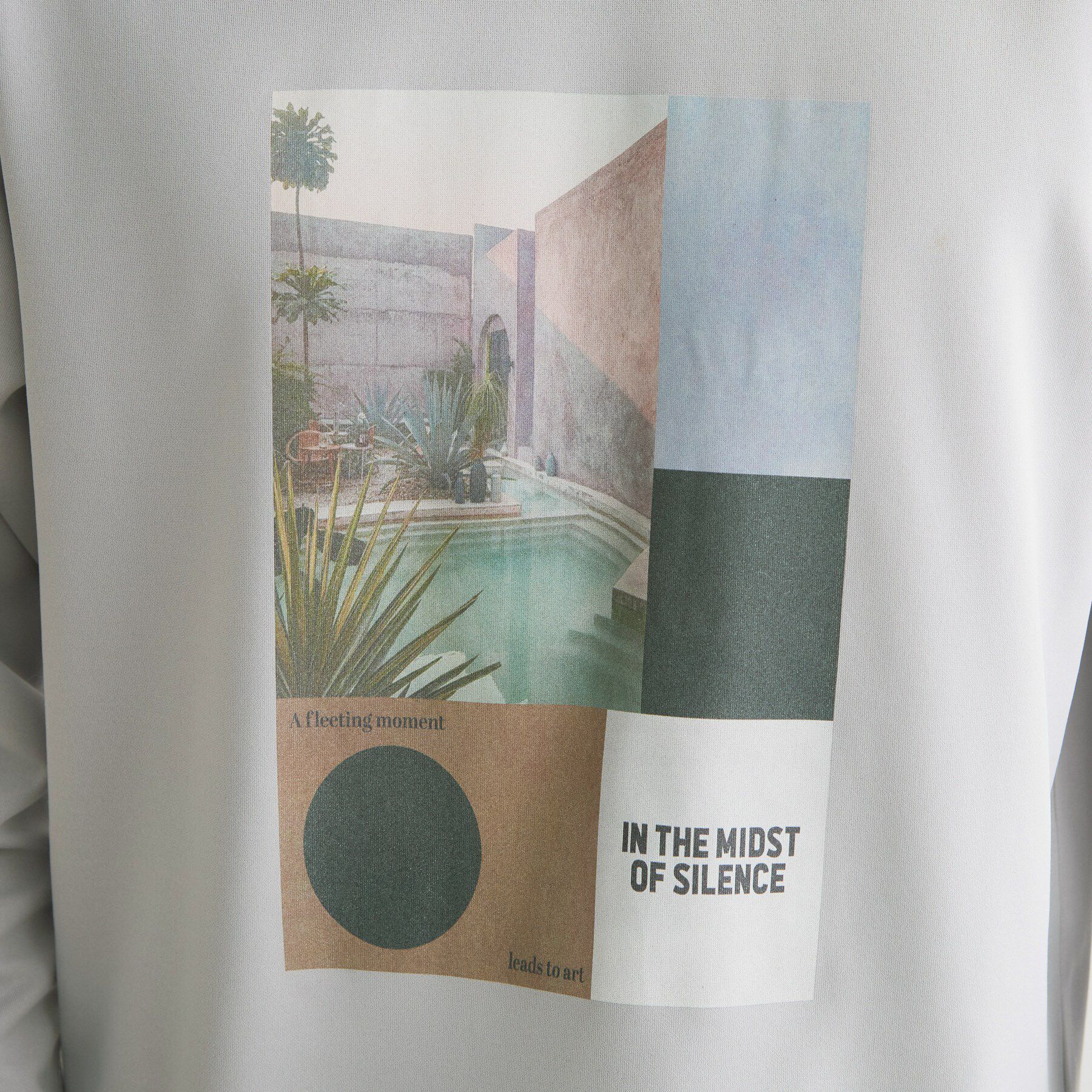 THE SHOP TK「【洗濯機OK】ポンチ長袖フォト長袖Tシャツ」|Tシャツ・カットソー|