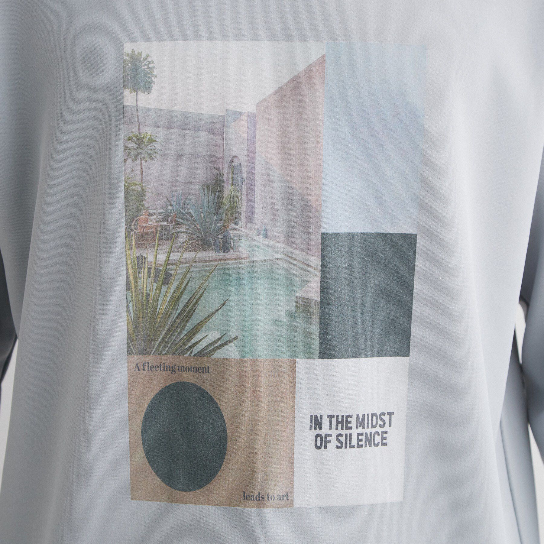 THE SHOP TK「【洗濯機OK】ポンチ長袖フォト長袖Tシャツ」|Tシャツ・カットソー|