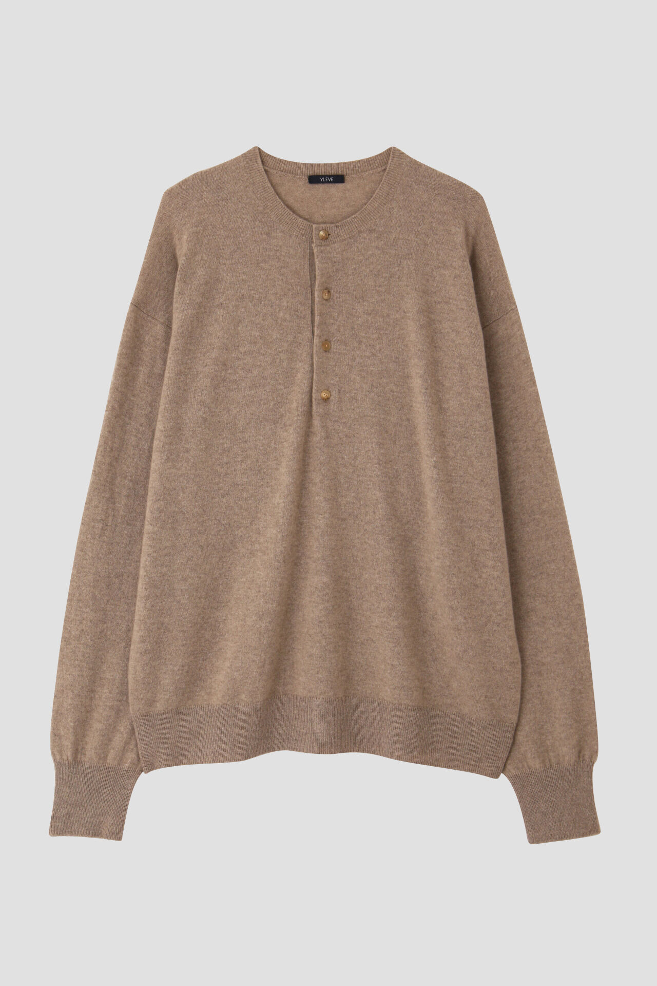 YLEVE 「YLEVE / CASHMERE KN  HENRY NECK P/O」|ニット・セーター|