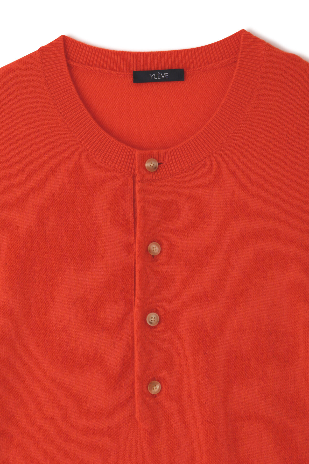 YLEVE 「YLEVE / CASHMERE KN  HENRY NECK P/O」|ニット・セーター|