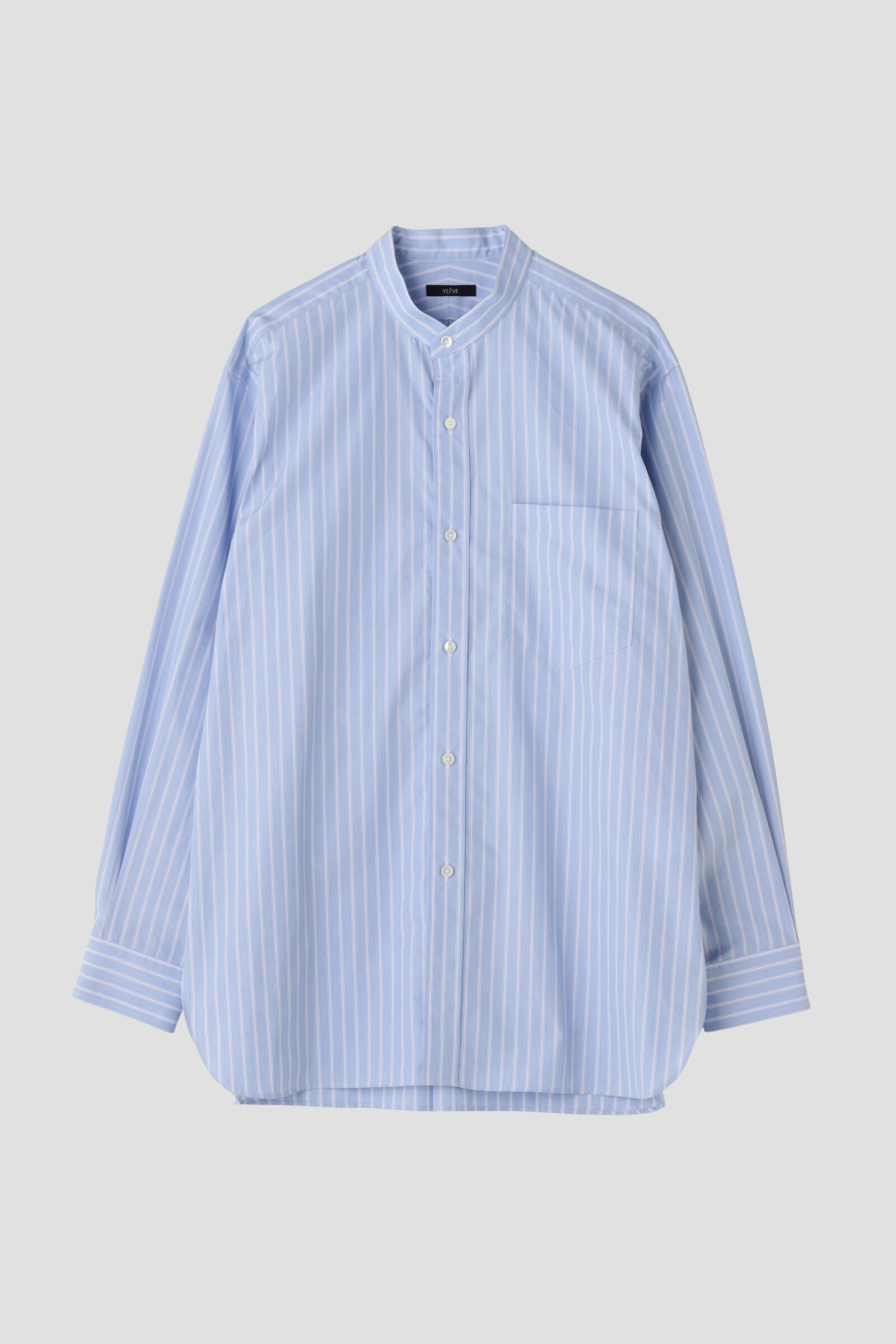 YLEVE 「YLEVE / COTTON TYPEWRITER SH」|シャツ・ブラウス|ブルー