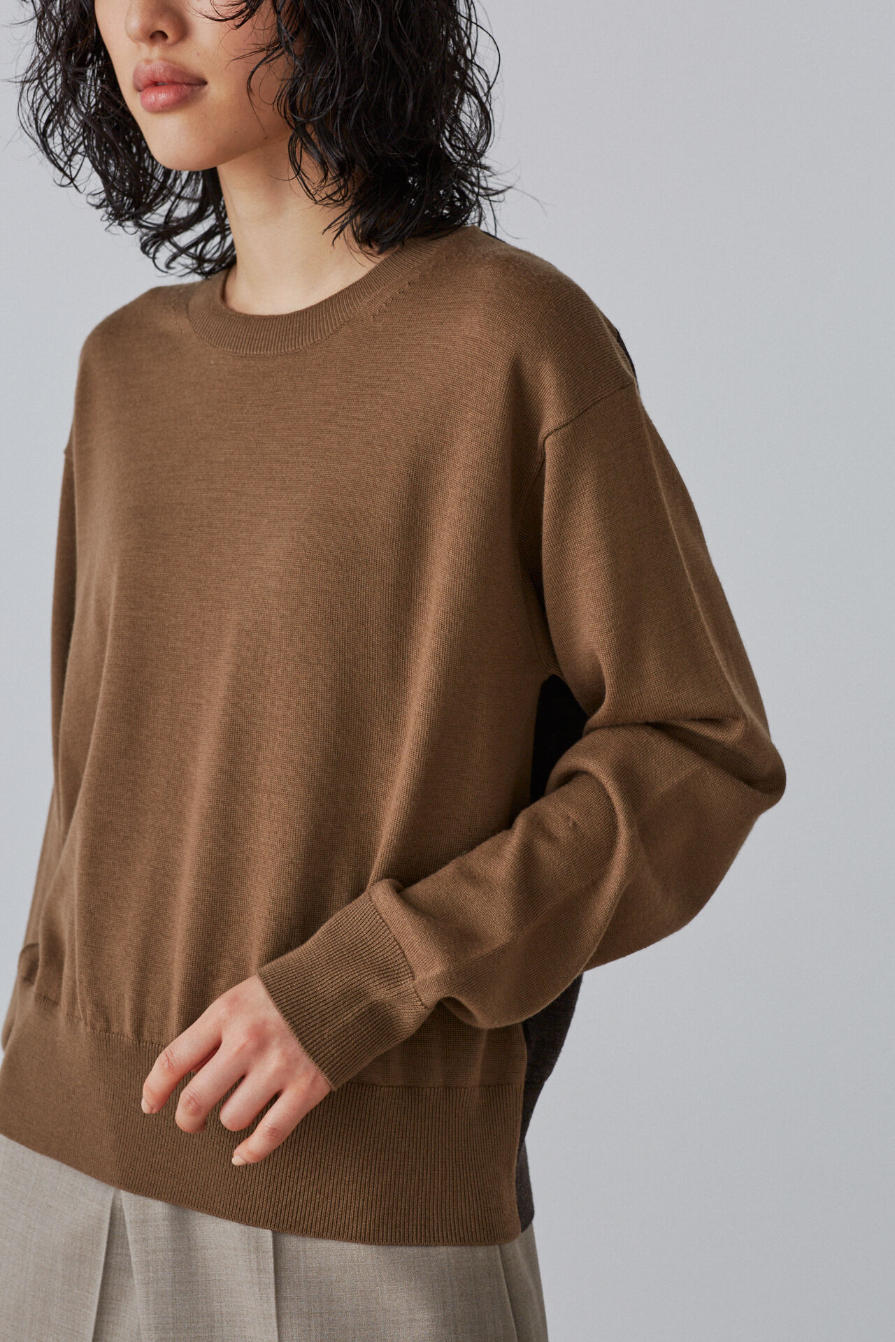 YLEVE 「YLEVE / SUPERFINE 120&rsquo;S BIELLA YARN KN P/O」|ニット・セーター|