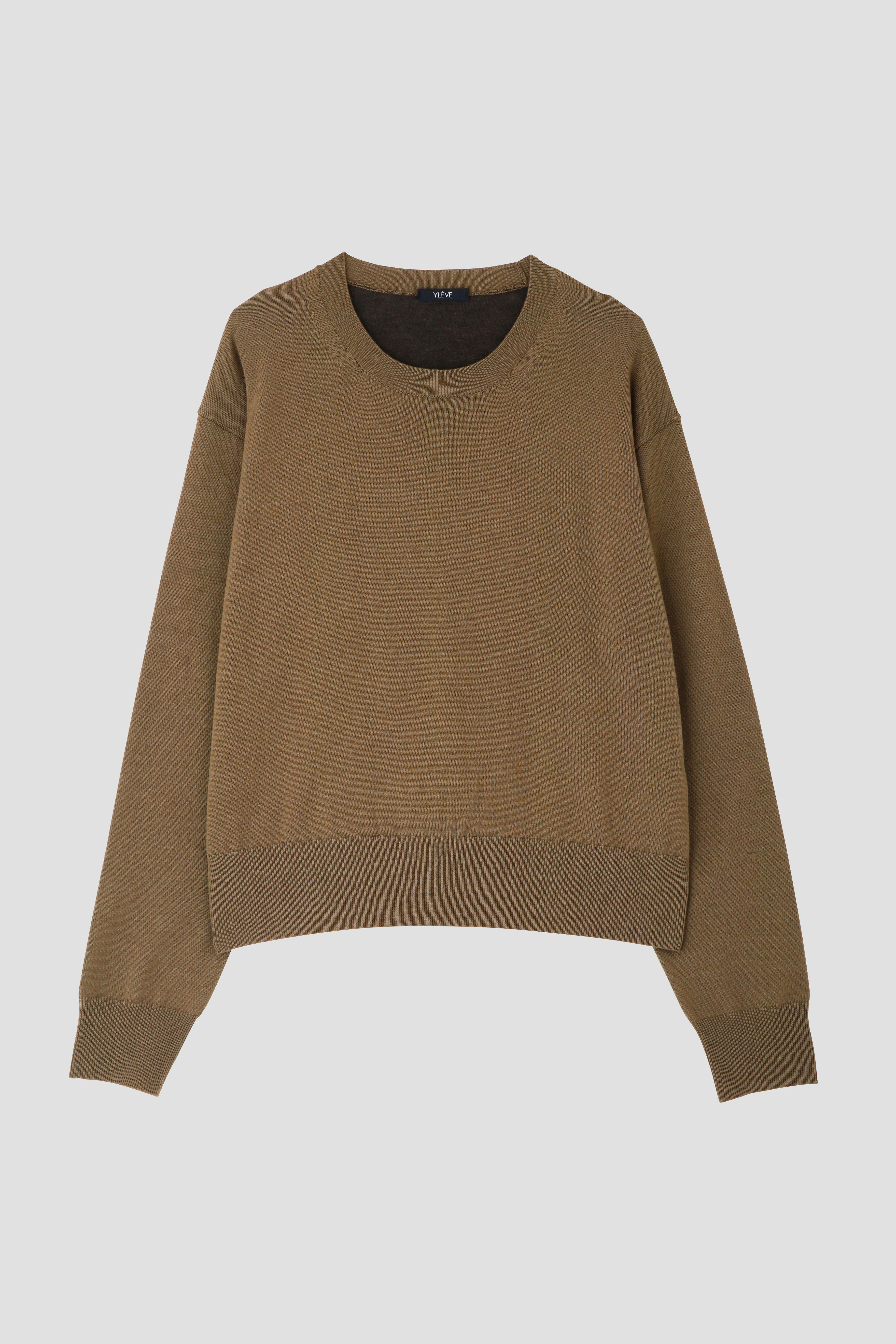YLEVE 「YLEVE / SUPERFINE 120&rsquo;S BIELLA YARN KN P/O」|ニット・セーター|