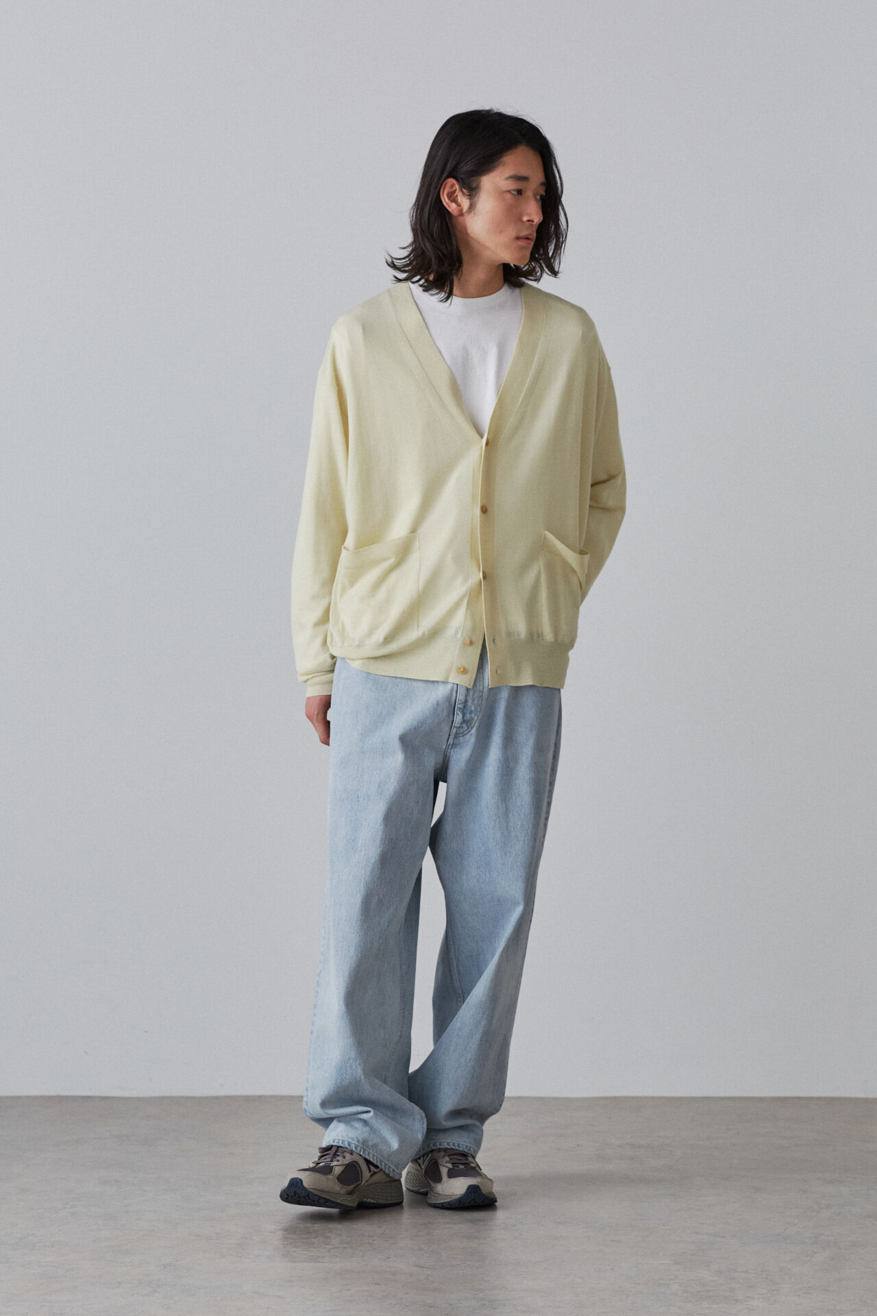 YLEVE 「YLEVE / SUPERFINE 120&rsquo;S BIELLA YARN KN CD」|ニット・セーター|