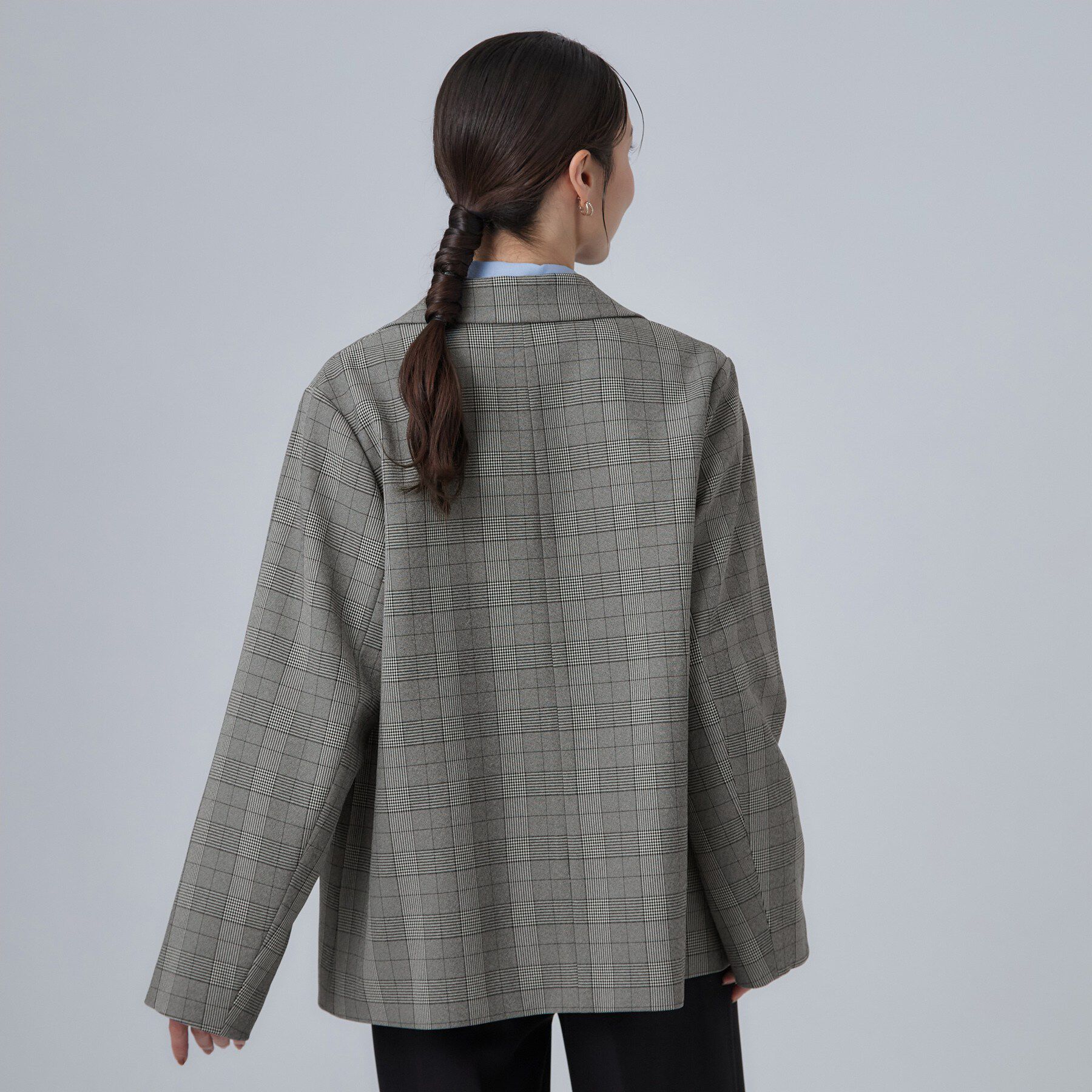 SHOO･LA･RUE「【セットアップ可/洗濯後しわになりにくい】ウールフィール ダブルジャケット」|テーラードジャケット|