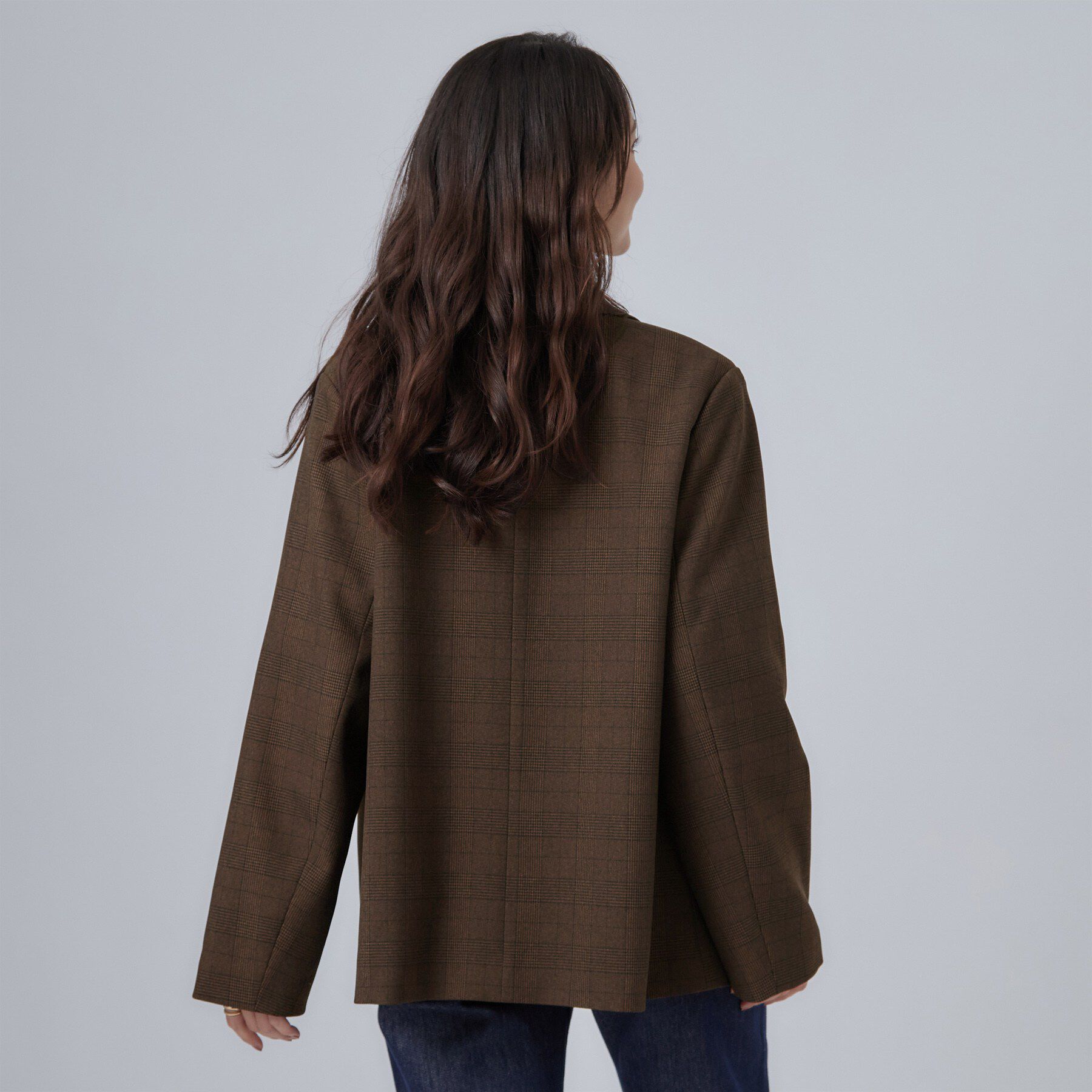 SHOO･LA･RUE「【セットアップ可/洗濯後しわになりにくい】ウールフィール ダブルジャケット」|テーラードジャケット|