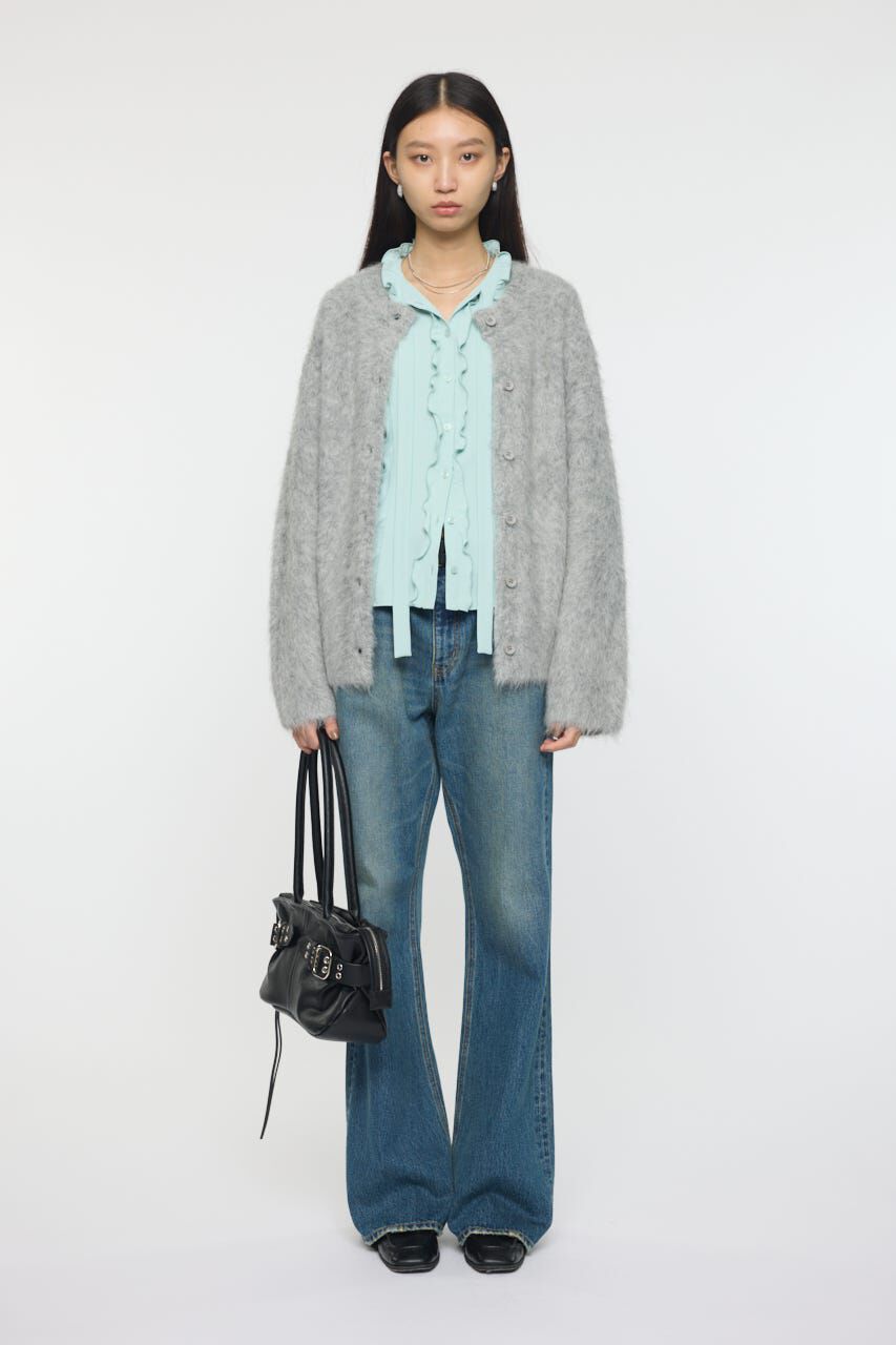 MOUSSY「GEORGETTE RUFFLES ブラウス」|シャツ・ブラウス|