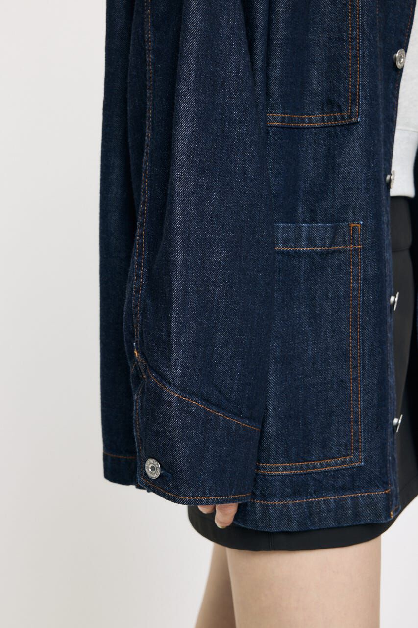 MOUSSY「TENCEL(TM) DENIM カバーオール」|デニムジャケット|