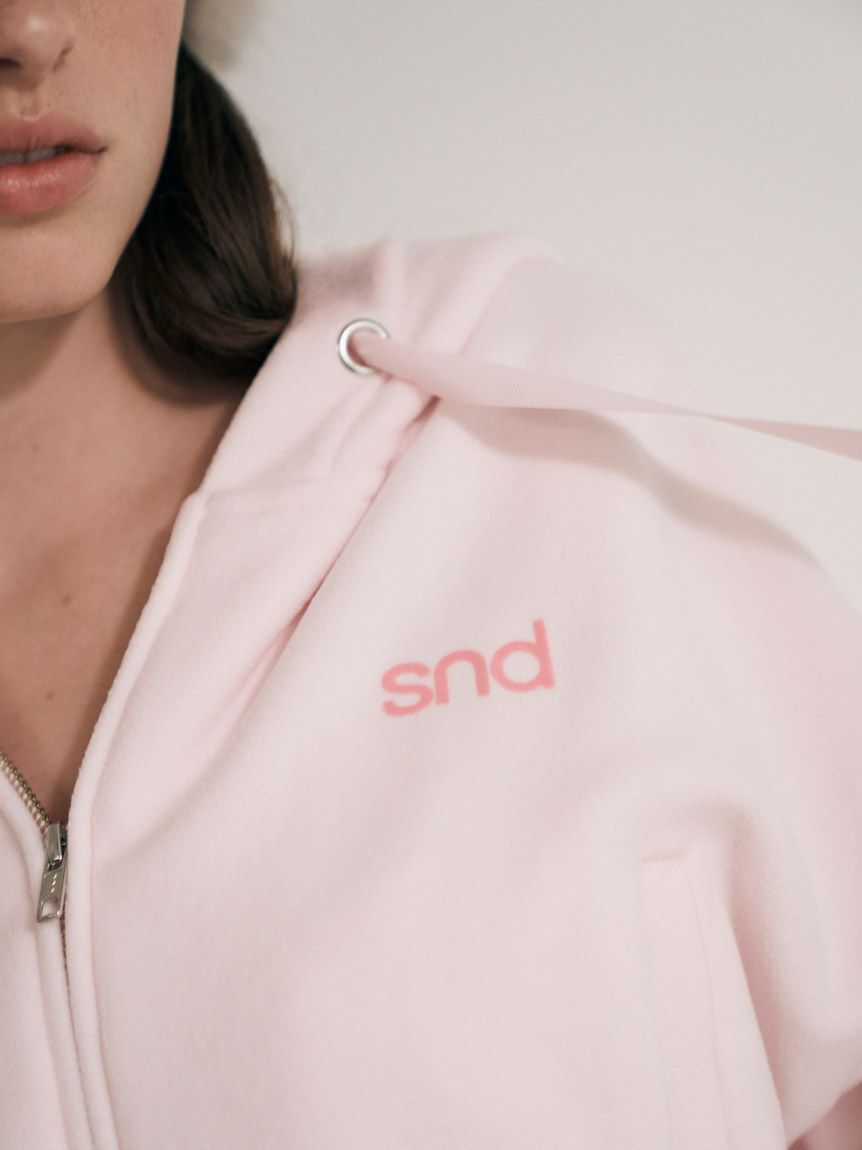 SNIDEL「【sndロゴ】バリエロゴフーディー」|パーカー|