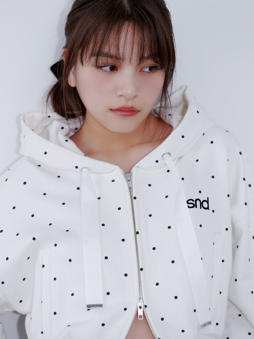 SNIDEL「【sndロゴ】バリエロゴフーディー」|パーカー|
