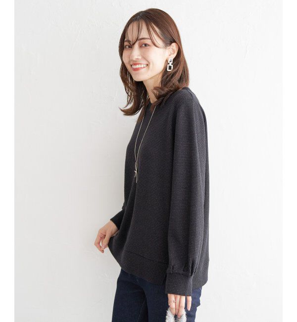 ikka「ラメワッフルプルオーバー」|その他|
