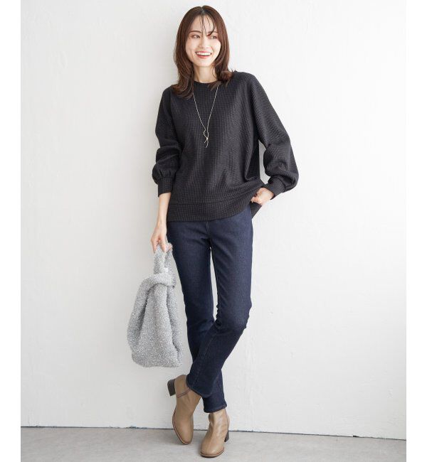 ikka「ラメワッフルプルオーバー」|その他|